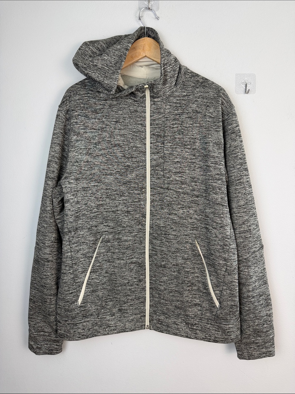 Lululemon City Sweat Zip Up Hoodie Fleece Large Breathable Sweat Wicking Gym
